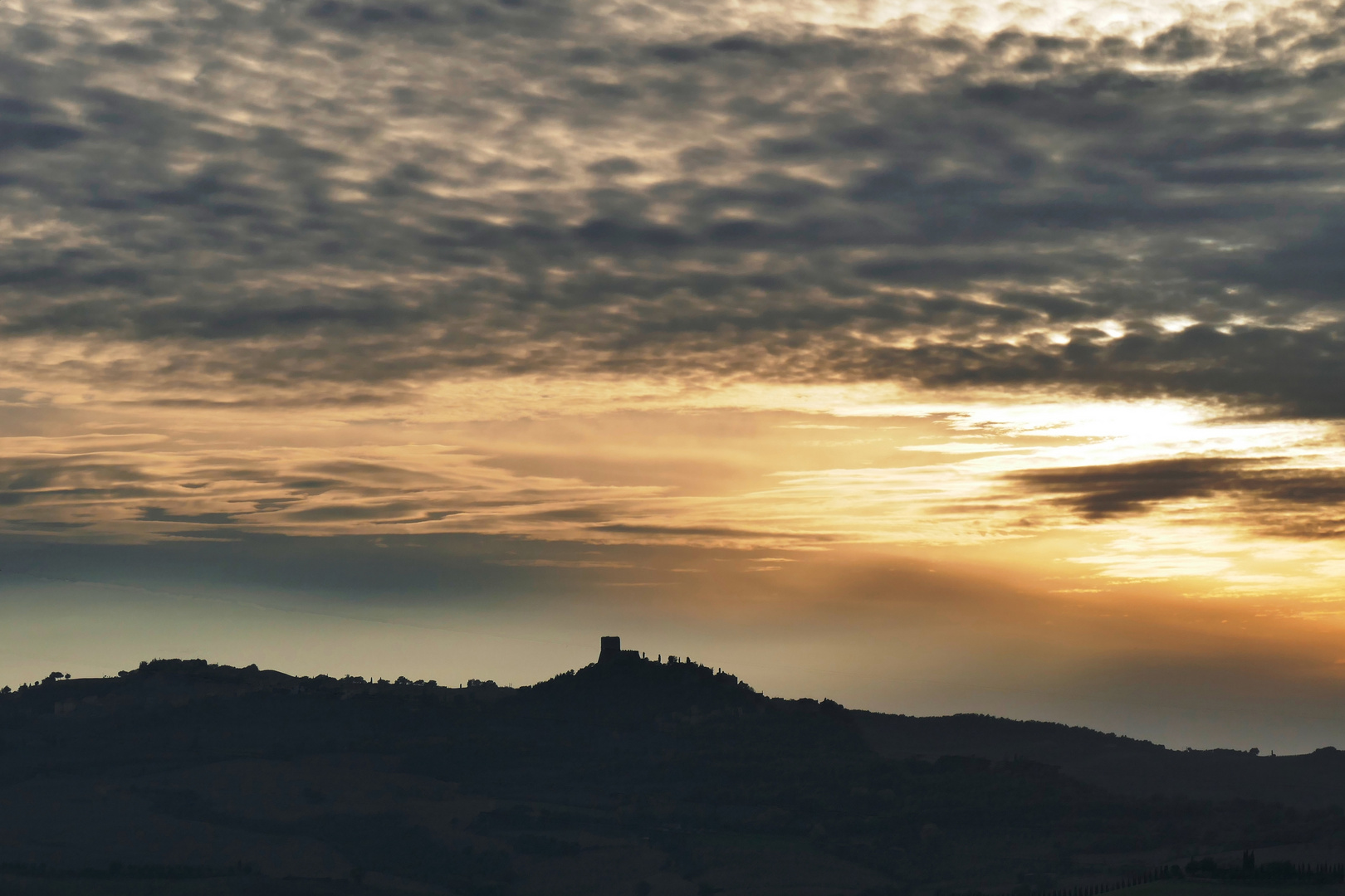 Tramonto in Val d'Orcia