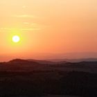 Tramonto in Val D'Orcia