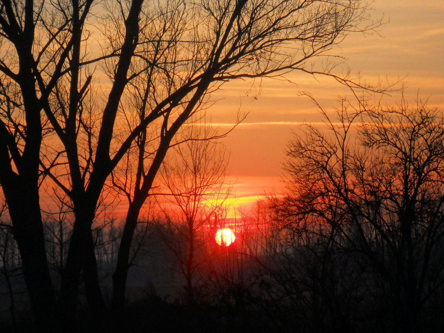 tramonto infuocato