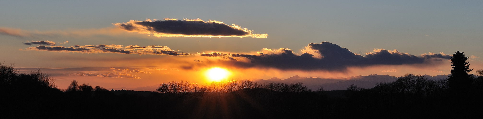 Tramonto invernale