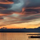 Tramonto, lago di Varese