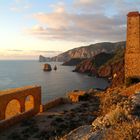 Tramonto laveria di nebida sardegna