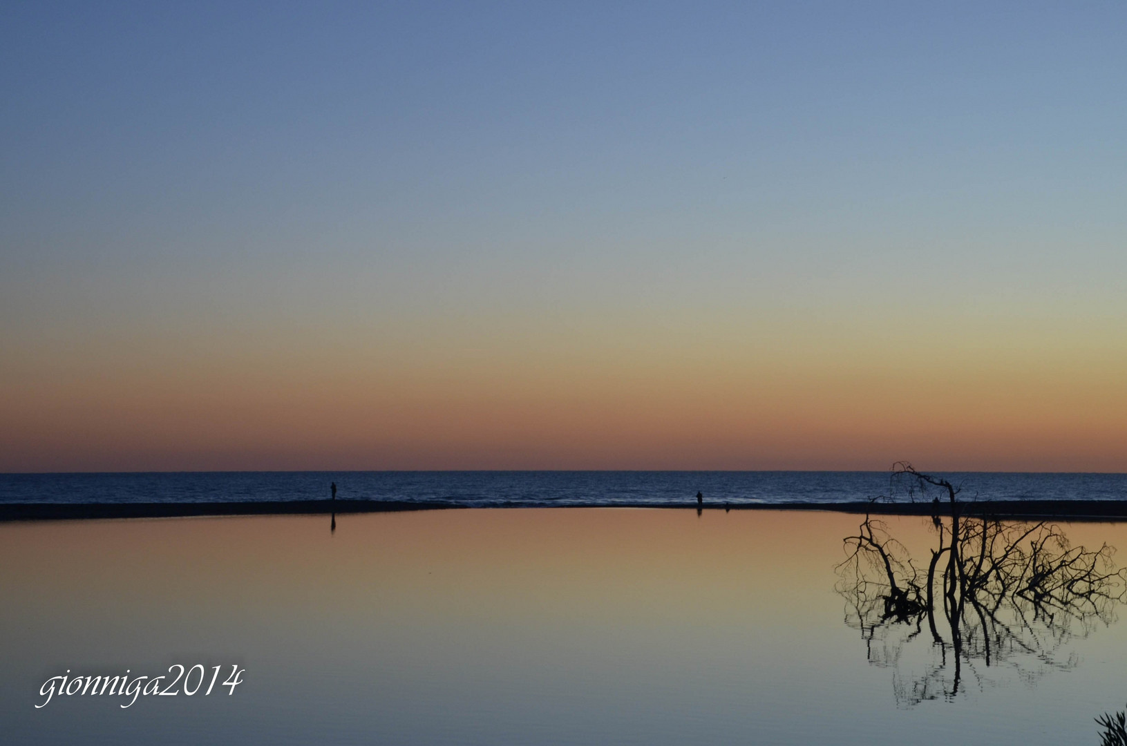 Tramonto ligure.