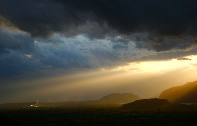 Tramonto minaccioso