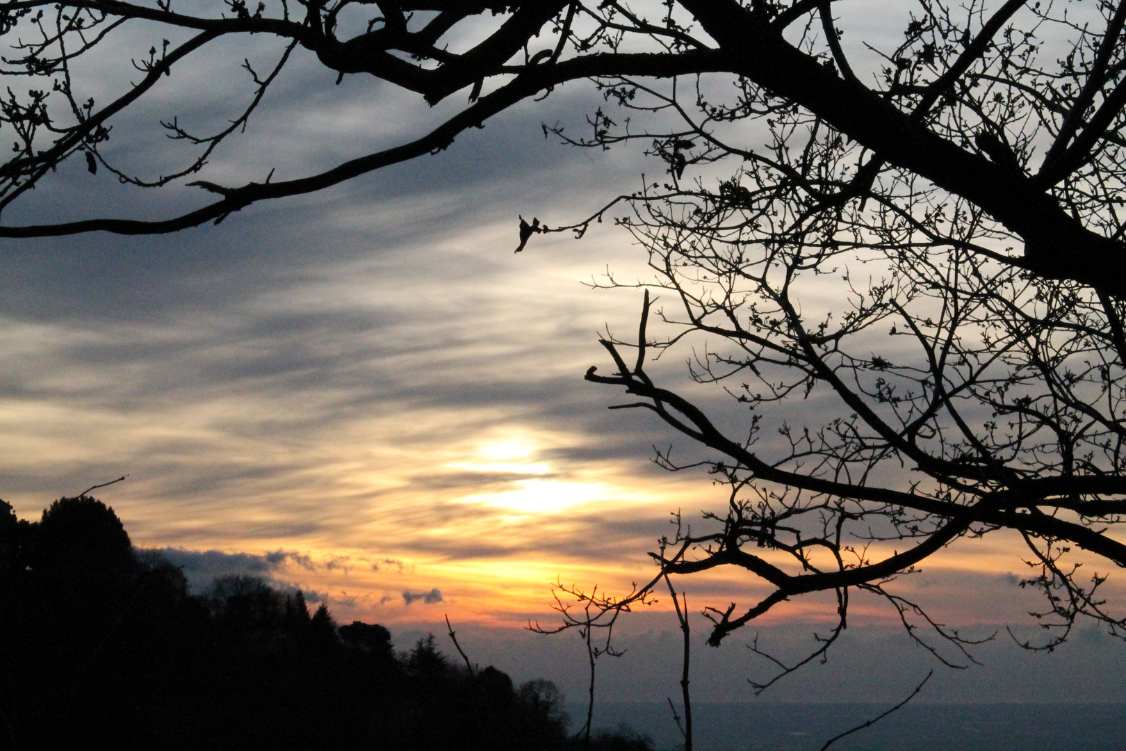 tramonto natalizio