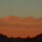 Tramonto nel deserto di Atacama (Cile)