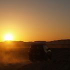 Tramonto nel deserto egiziano