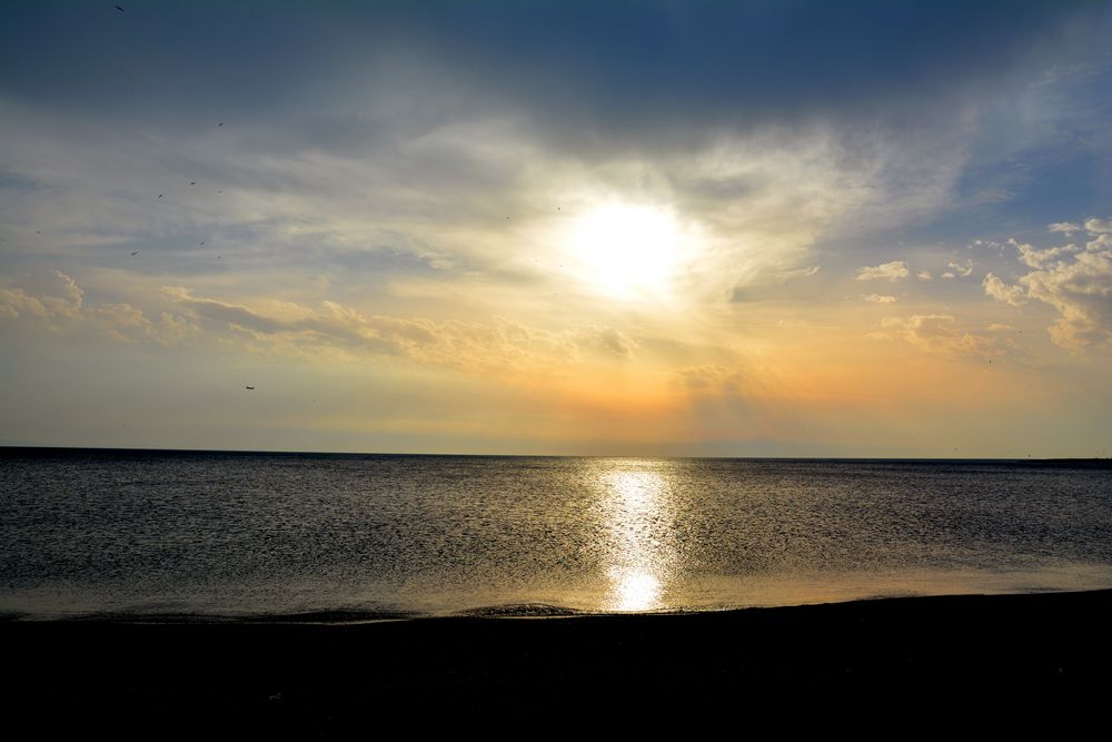 Tramonto nel golfo di S.Eufemia di Lamezia Terme (CZ) Italia