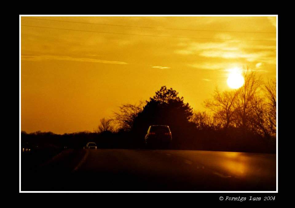 Tramonto nel Michigan