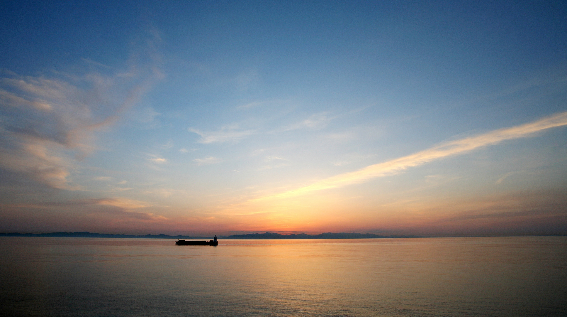 Tramonto nel Nord Europa