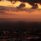 Tramonto nel Porto di Genova