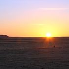 Tramonto nel Sahara