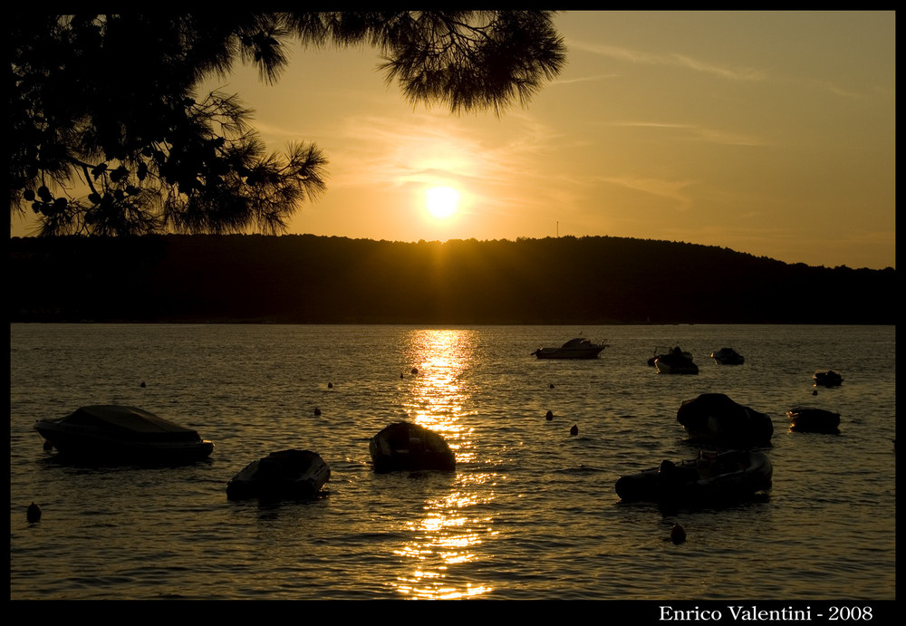 Tramonto nella baia