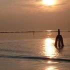 tramonto nella Laguna di Venezia