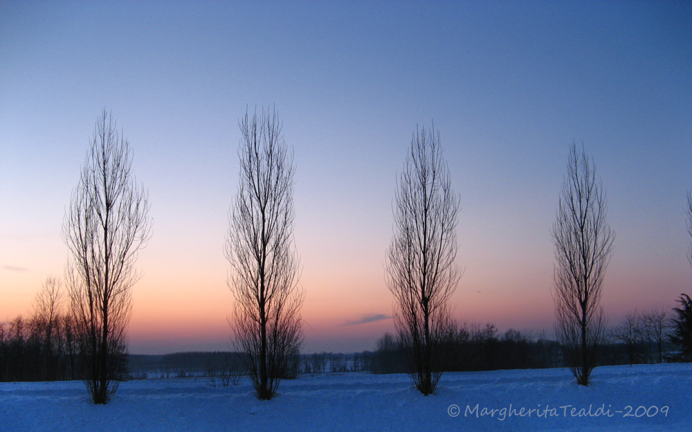 Tramonto padano