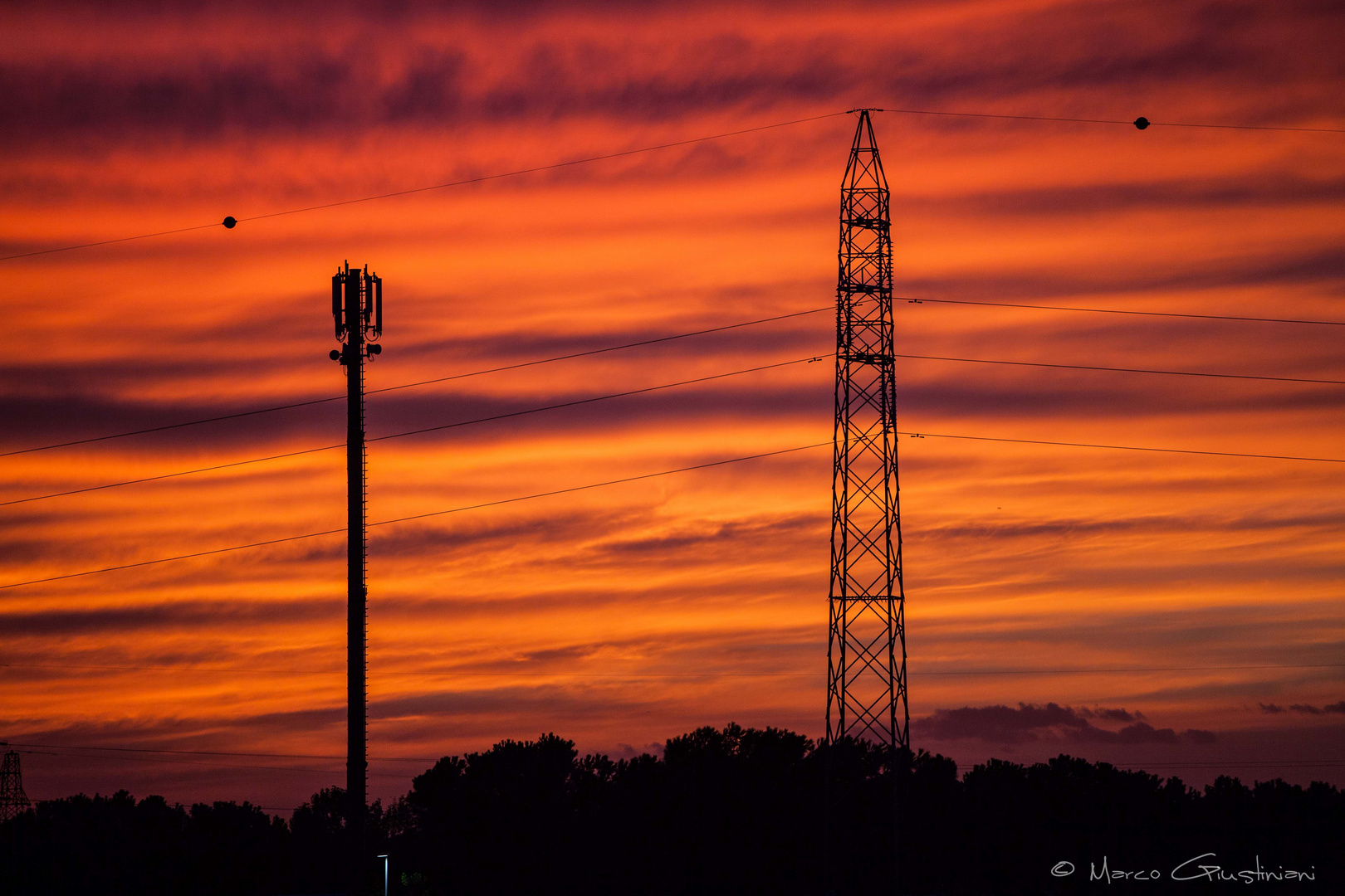 Tramonto rosso....