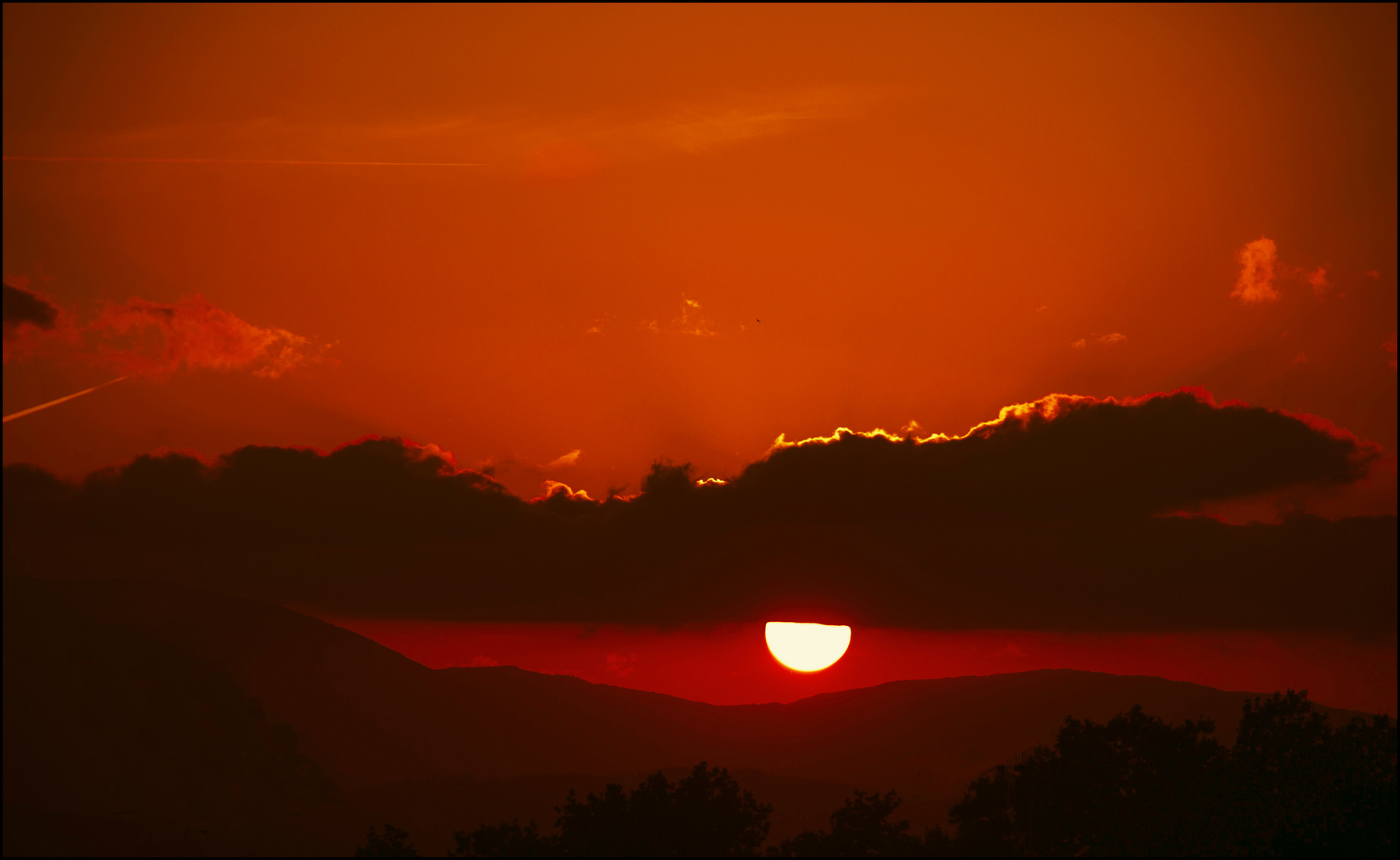 Tramonto rosso..