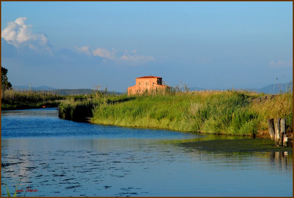 Tramonto su Casa Rossa Ximenes.