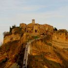 Tramonto su Civita