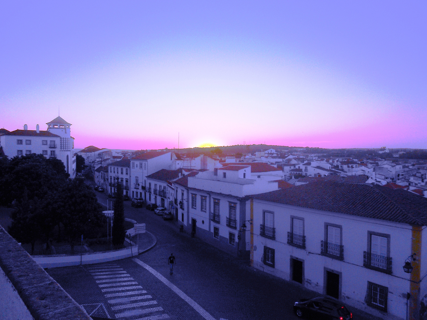 Tramonto su Evora