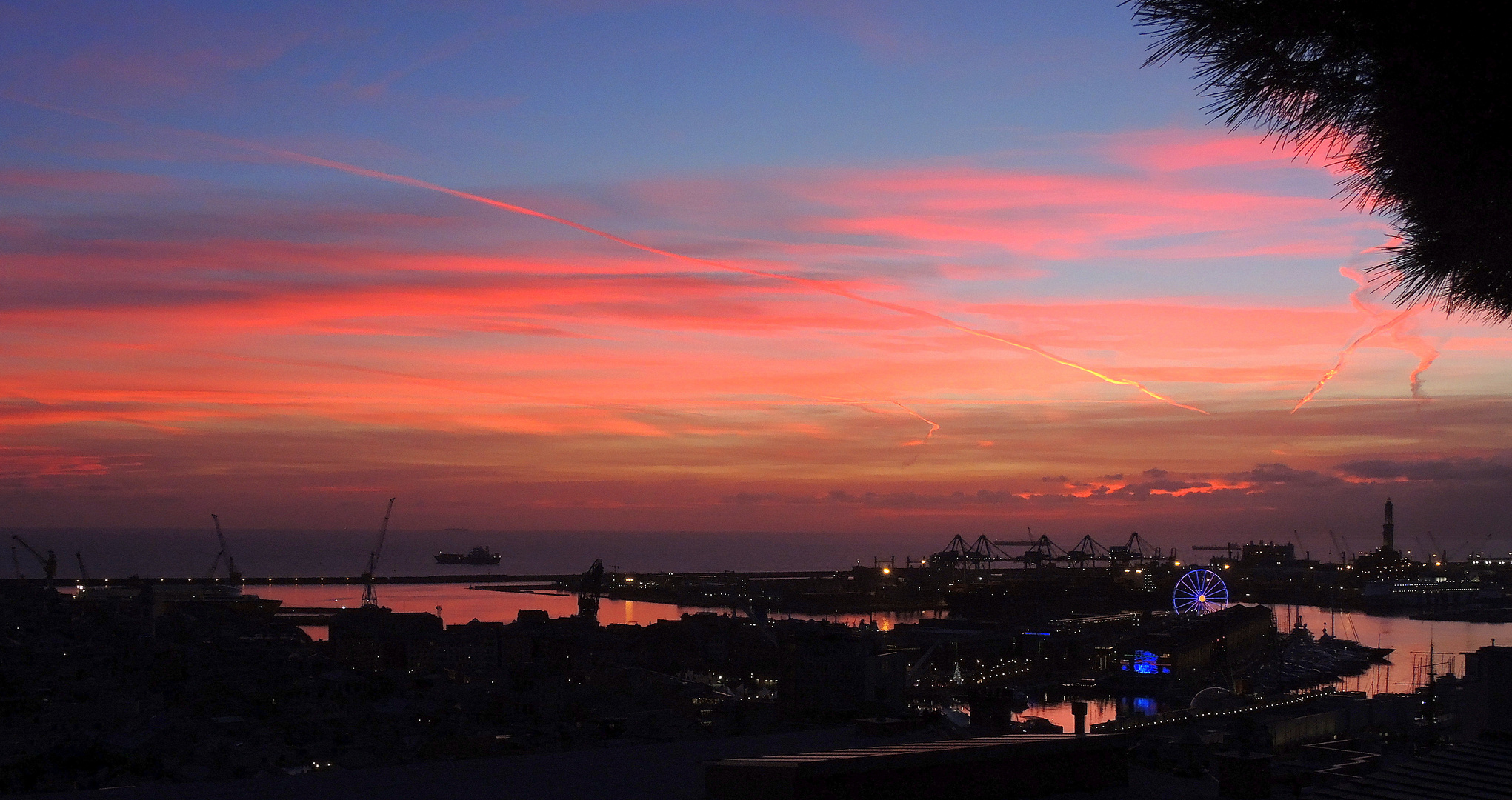 Tramonto su Genova 