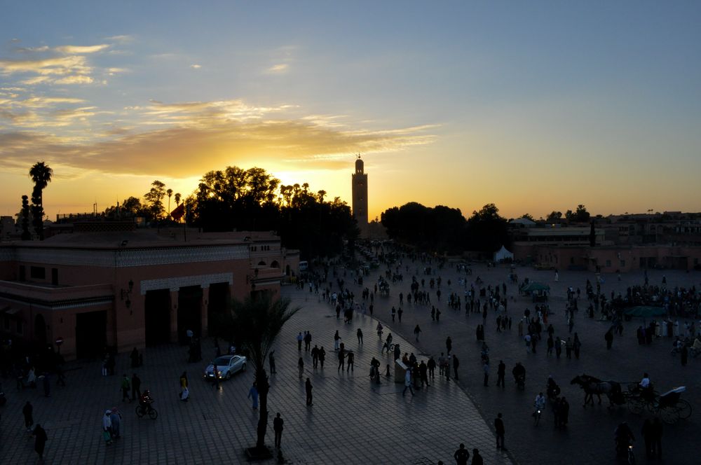 Tramonto su Marrakesch