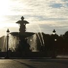 Tramonto su Place de la Concorde