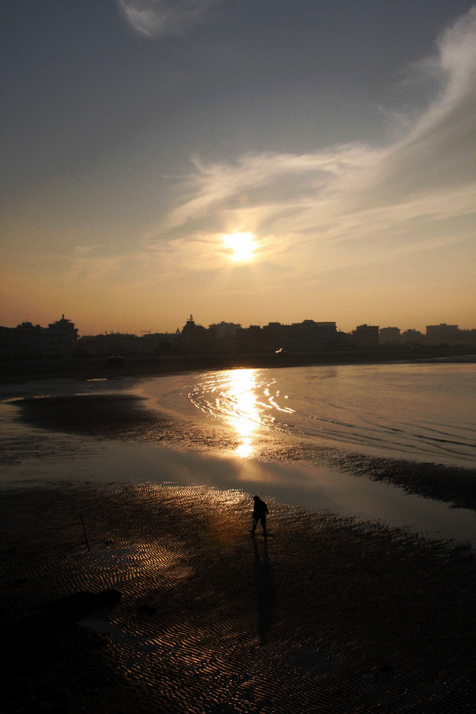 TRAMONTO SU RIMINI