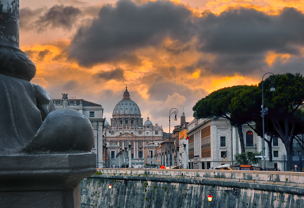 Tramonto su Roma