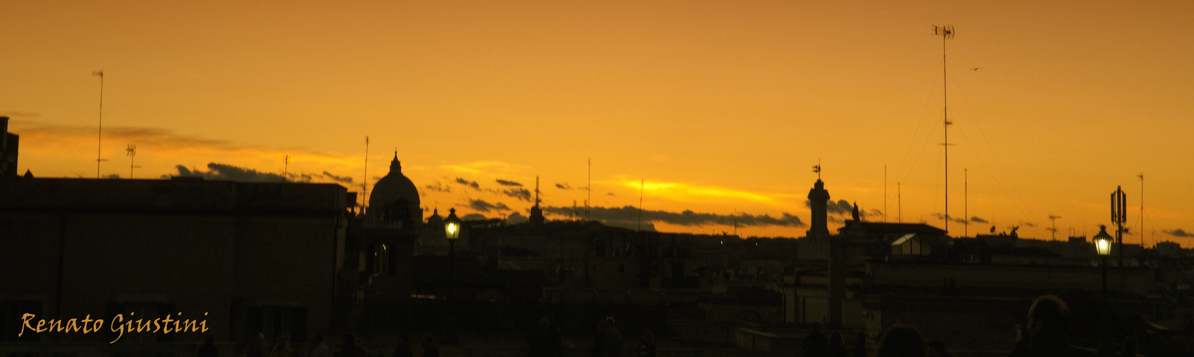 Tramonto su Roma