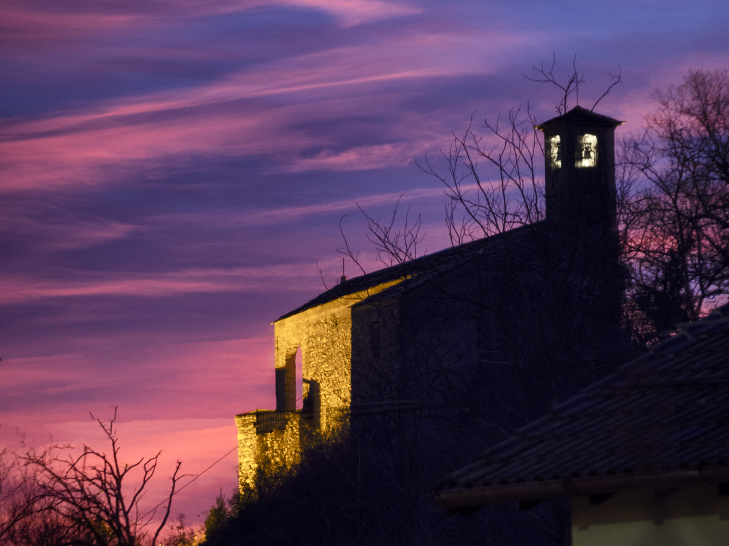 Tramonto su Santa Veronica