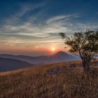 Tramonto sui monti Sibillini