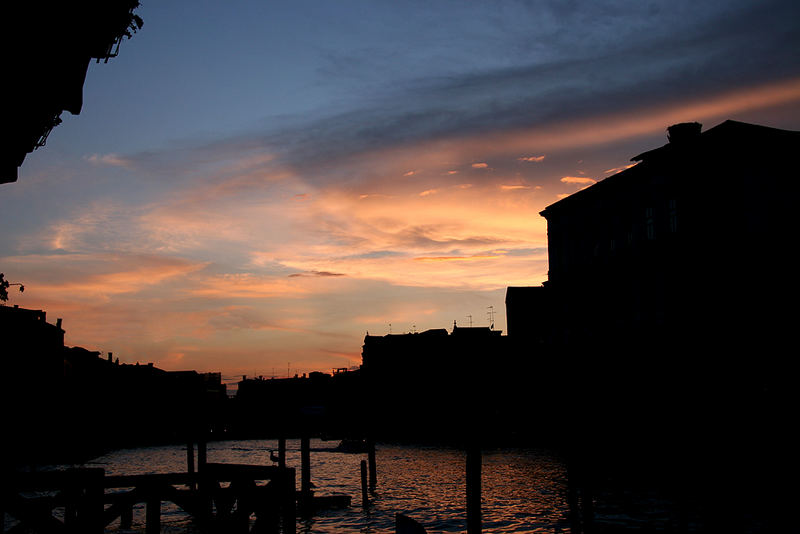 Tramonto sul Canal Grande