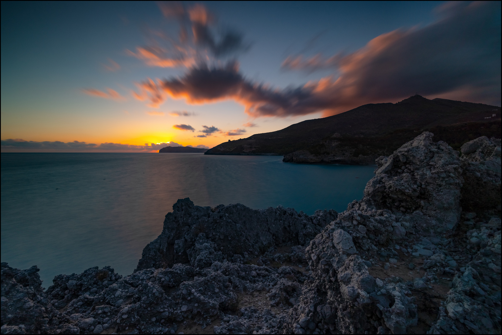 Tramonto sul Capo Palinuro 