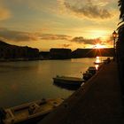 Tramonto sul fiume a Bosa