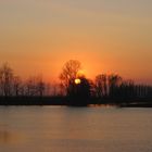 Tramonto sul fiume Sesia