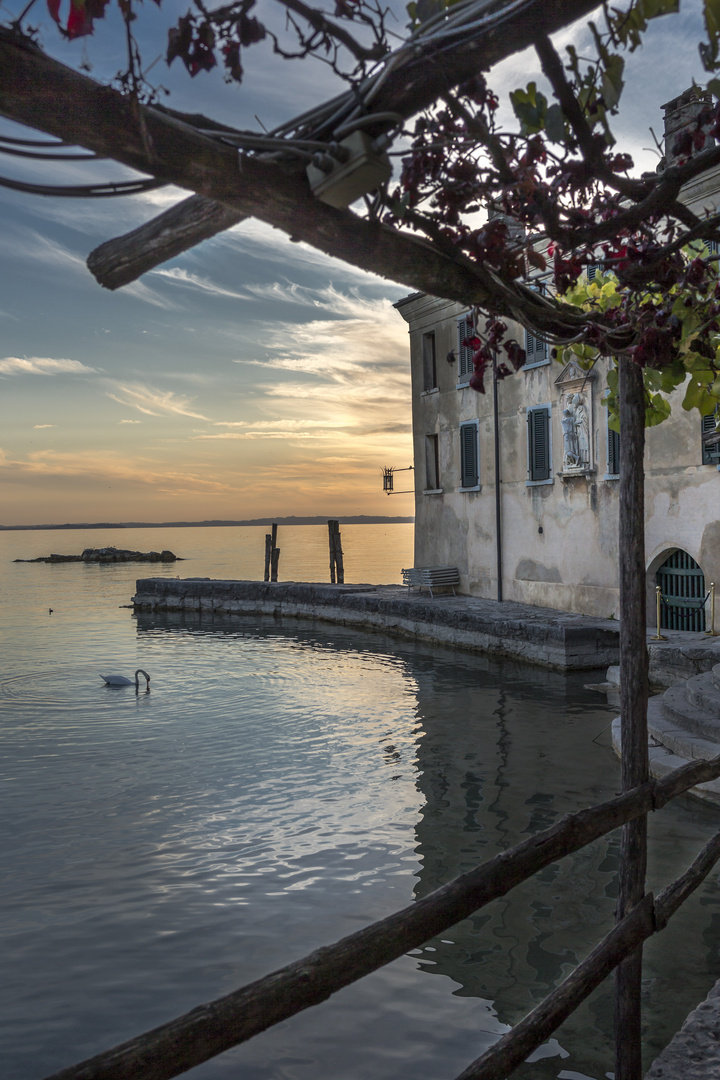 Tramonto sul Garda