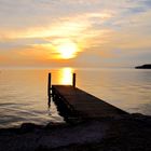 tramonto sul Garda