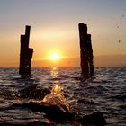 tramonto sul Garda.Punta san Vigilio