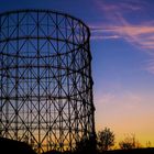 Tramonto sul Gazometro di Roma