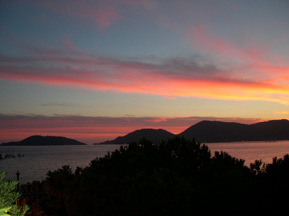 Tramonto sul Golfo dei Poeti