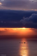 tramonto sul Golfo di Trieste