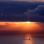 tramonto sul Golfo di Trieste