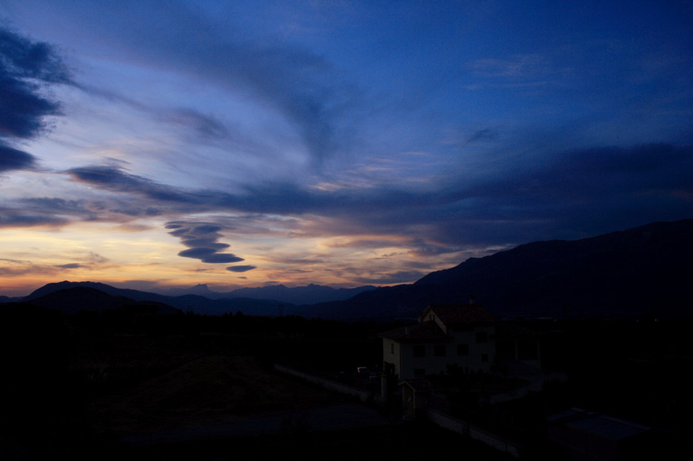 Tramonto sul Gran Sasso