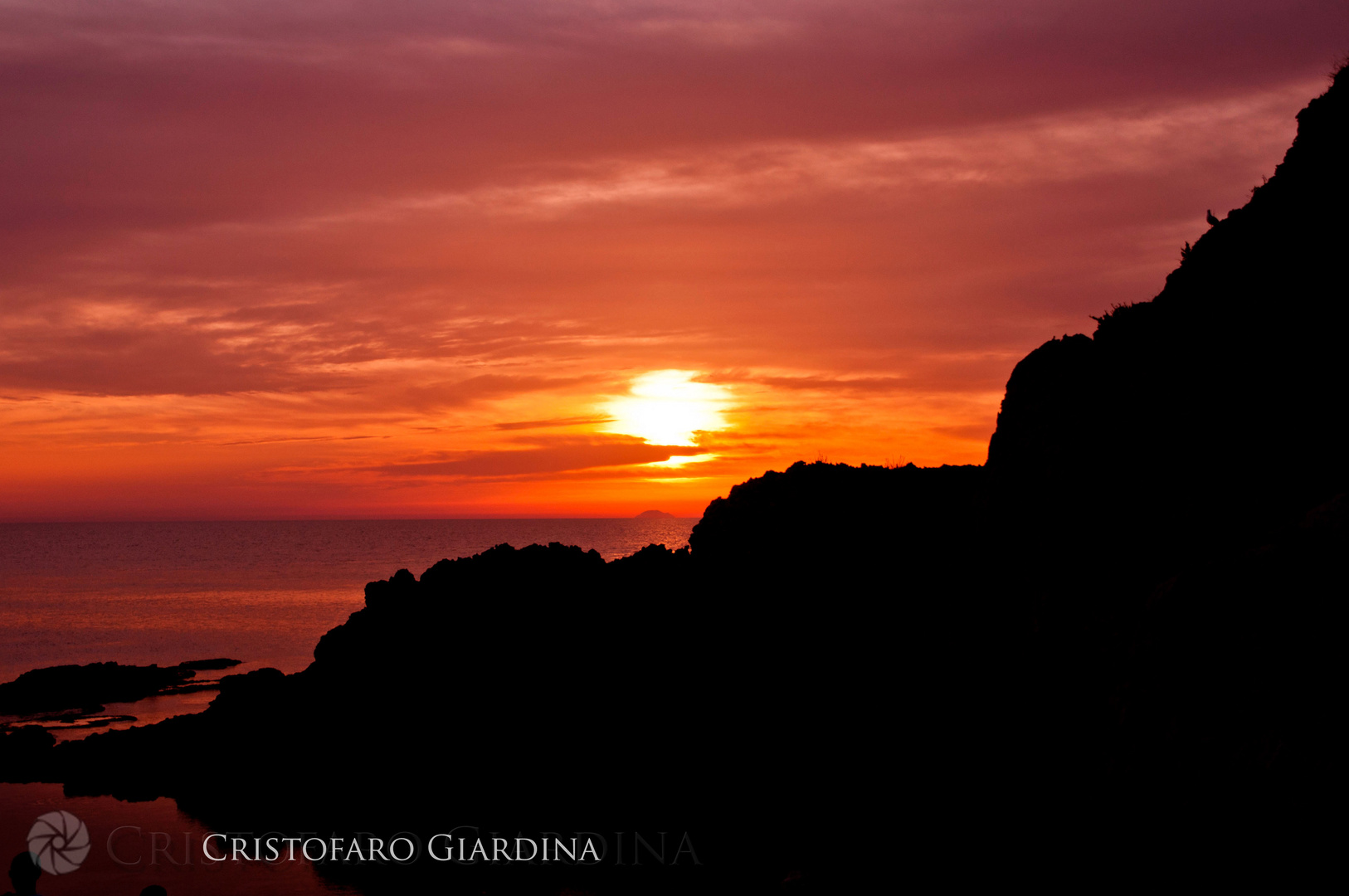 Tramonto sul laghetto di Venere