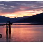 Tramonto sul lago