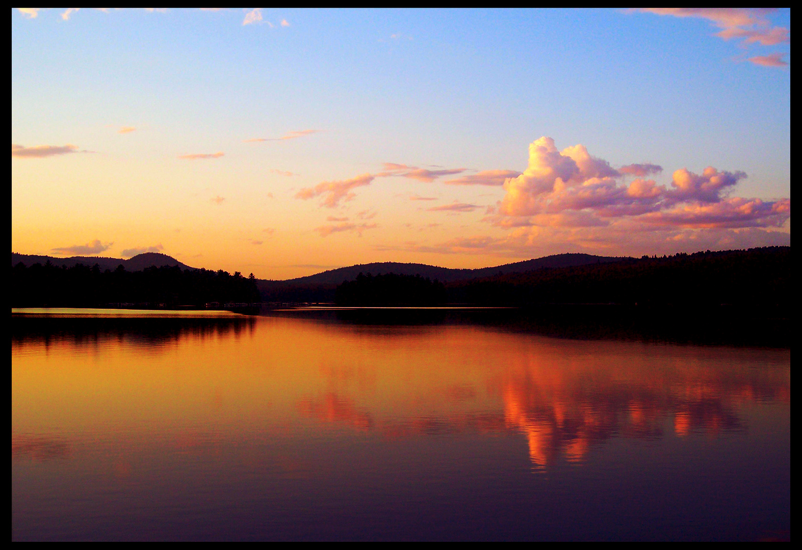 Tramonto sul lago - colours of sunset