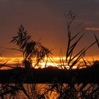 Tramonto sul lago di Annone