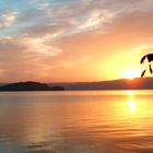 Tramonto sul lago di Bolsena