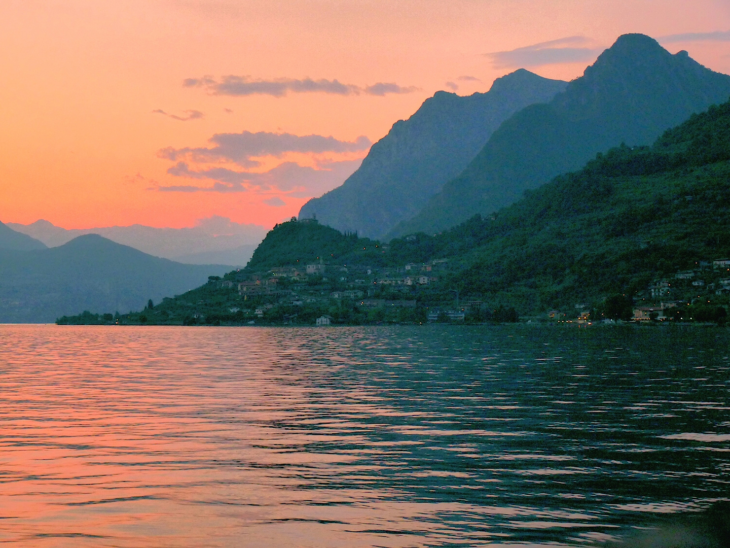 Tramonto sul Lago di Iseo